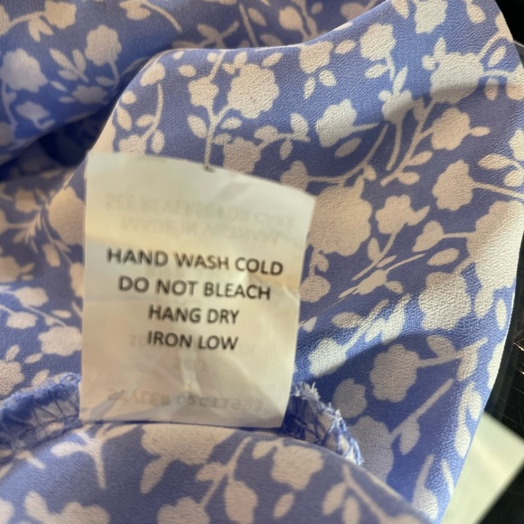 Laura Ashley print peplum top. - Picture 4 of 5